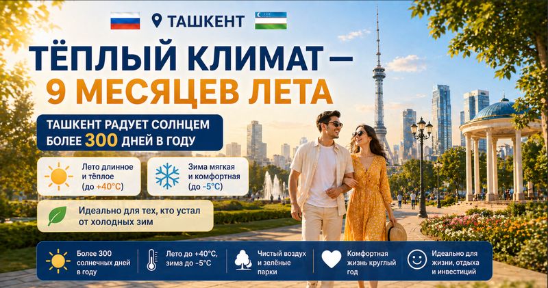 Климат Ташкента